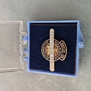 Engine Rebuilders 50 year service pin in box never used vintage LOT 1235
